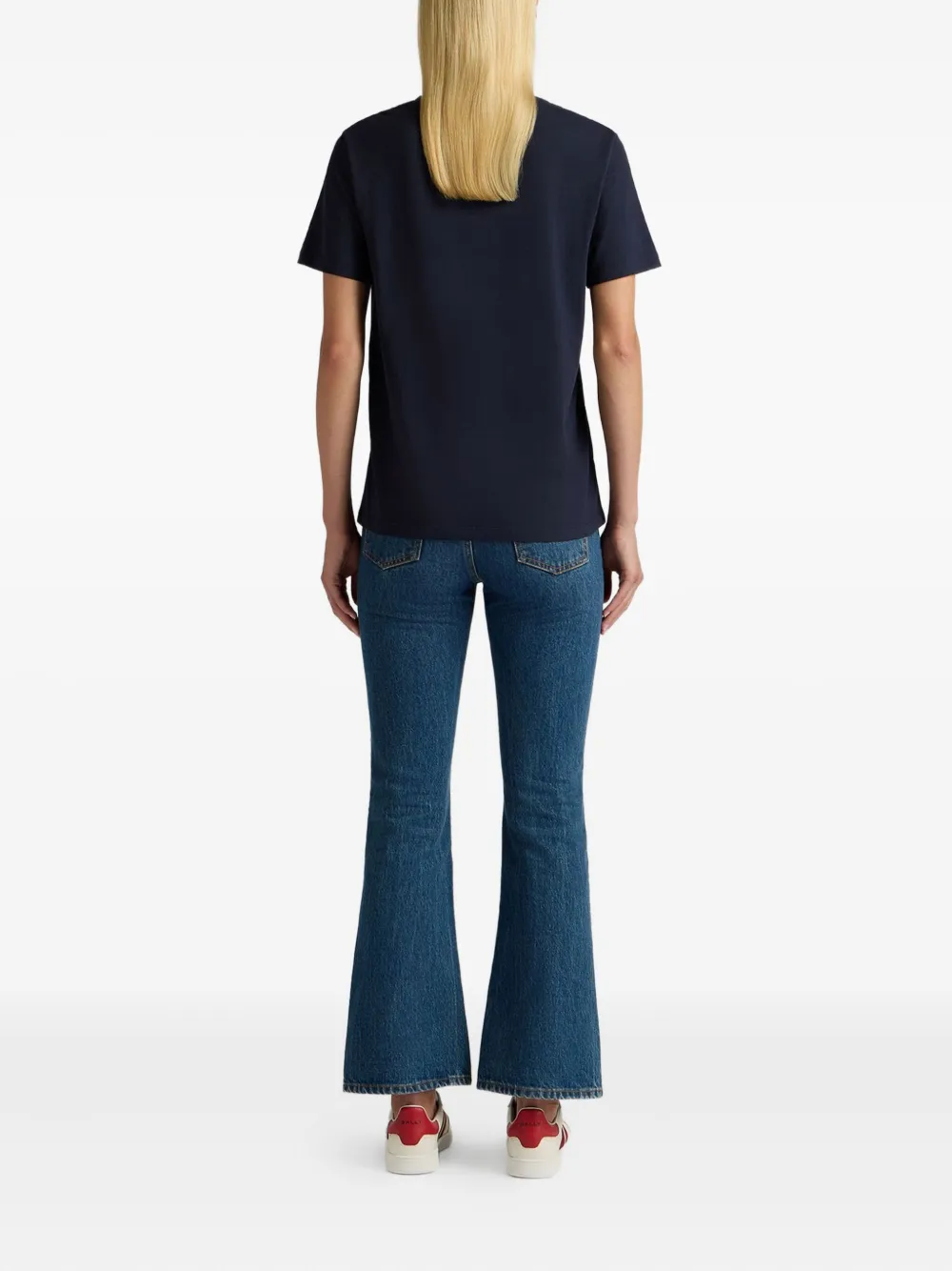 Bally rina katoenen T-shirt Blauw