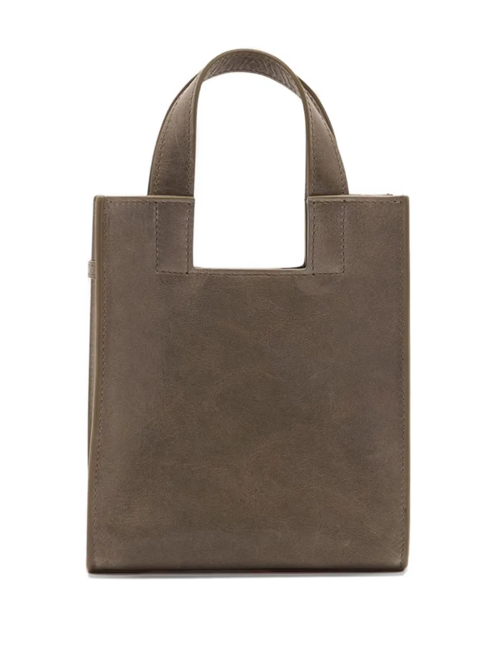 Bally Small Easy Leather Tote Bag In Brown