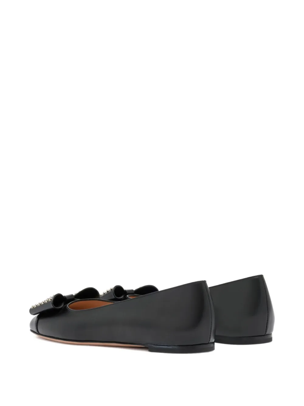 Bally B-Bow leren ballerina's met studs Zwart