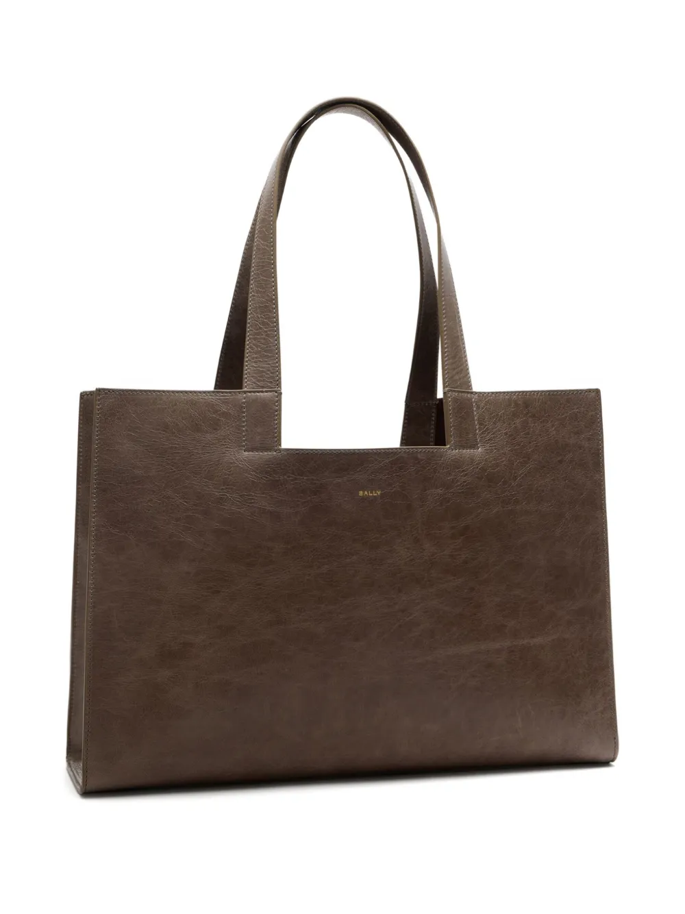 Bally Easy leren shopper Grijs