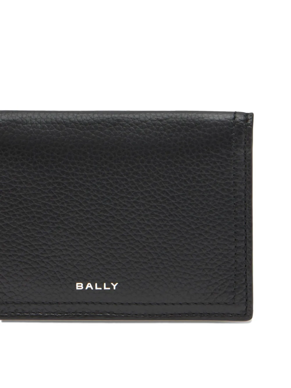 Bally Capitol Grained Leather Card Holder In Brown