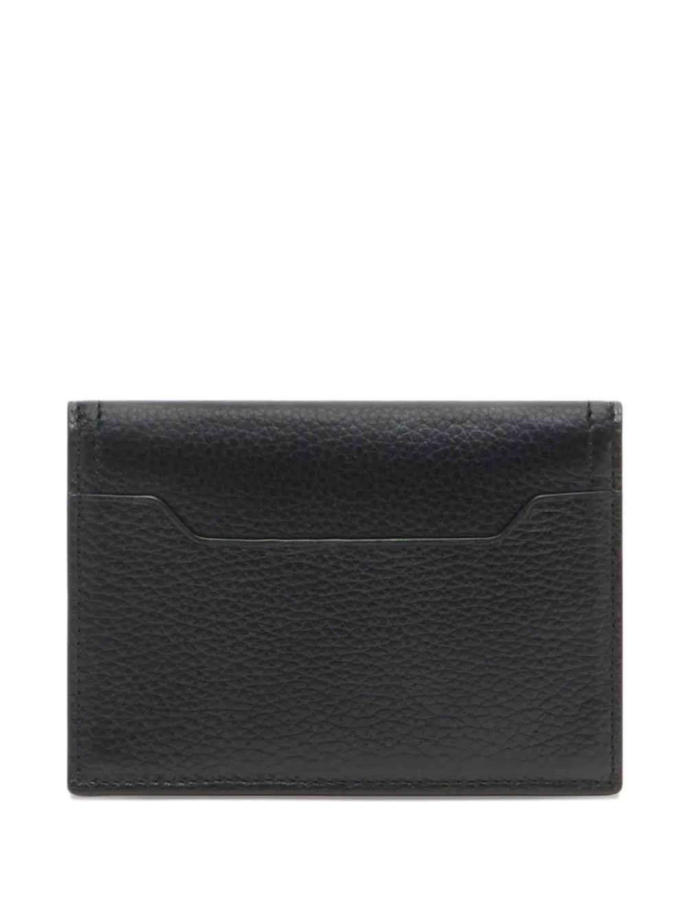 Bally Capitol Grained Leather Card Holder In Brown
