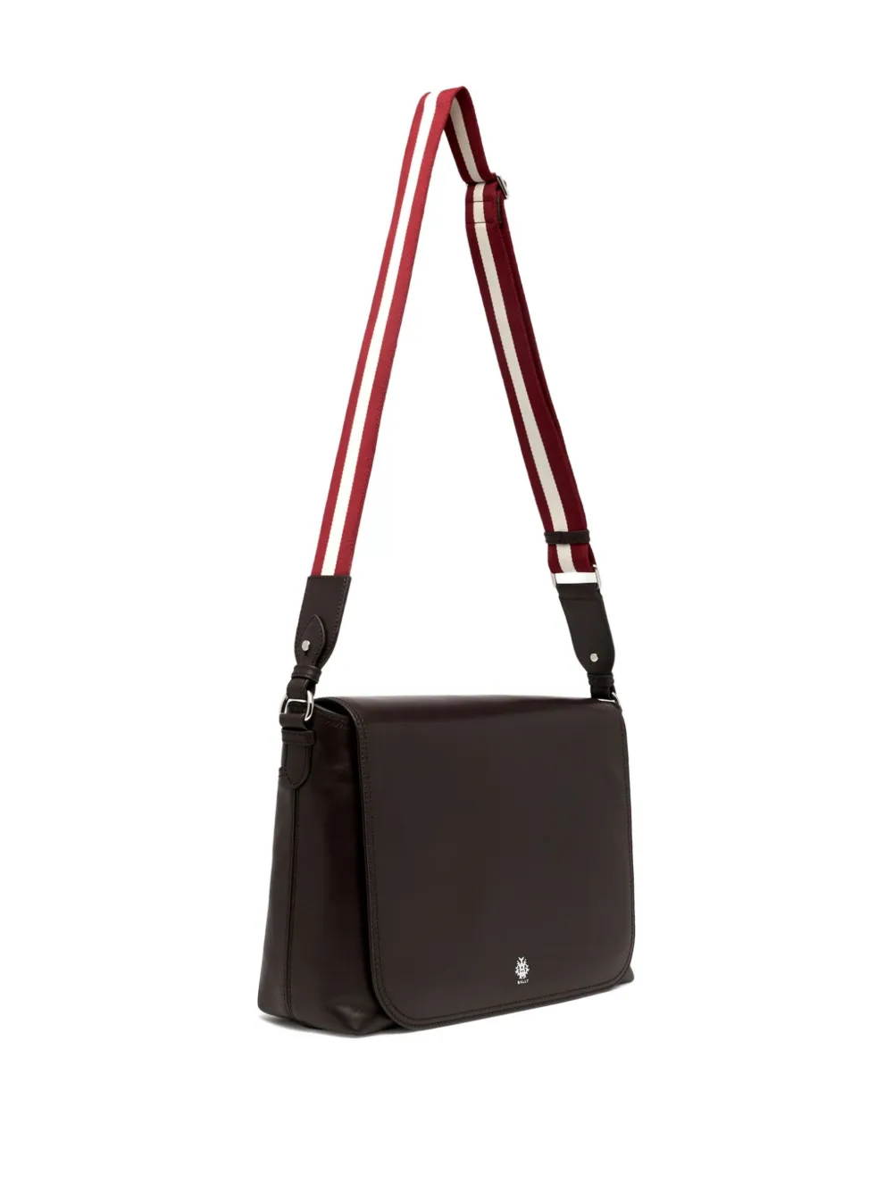 Bally Ray Leathershoulder Bag In Brown