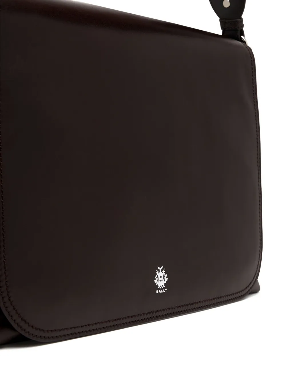Bally Ray Leathershoulder Bag In Brown