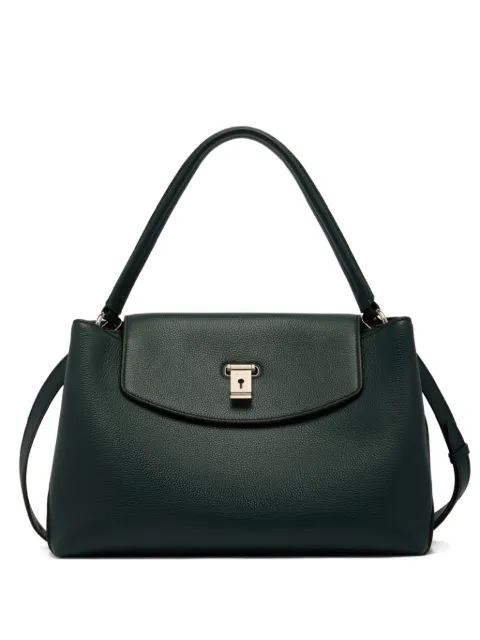 Bally Lock Me grained tote bag