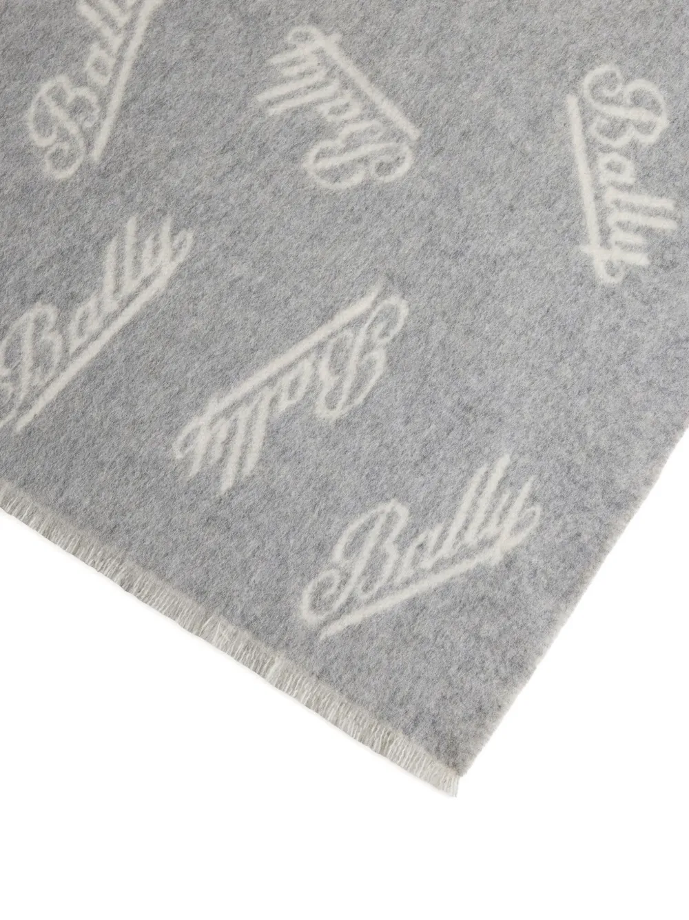 Bally logo-motif scarf - Grijs