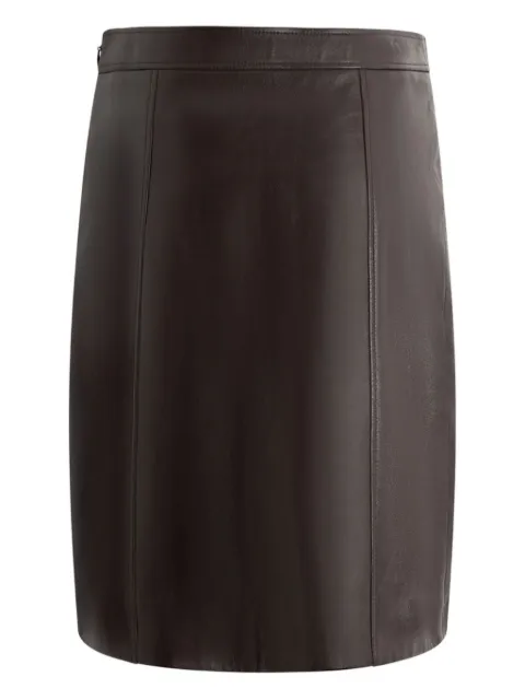 Bally falda corta de piel