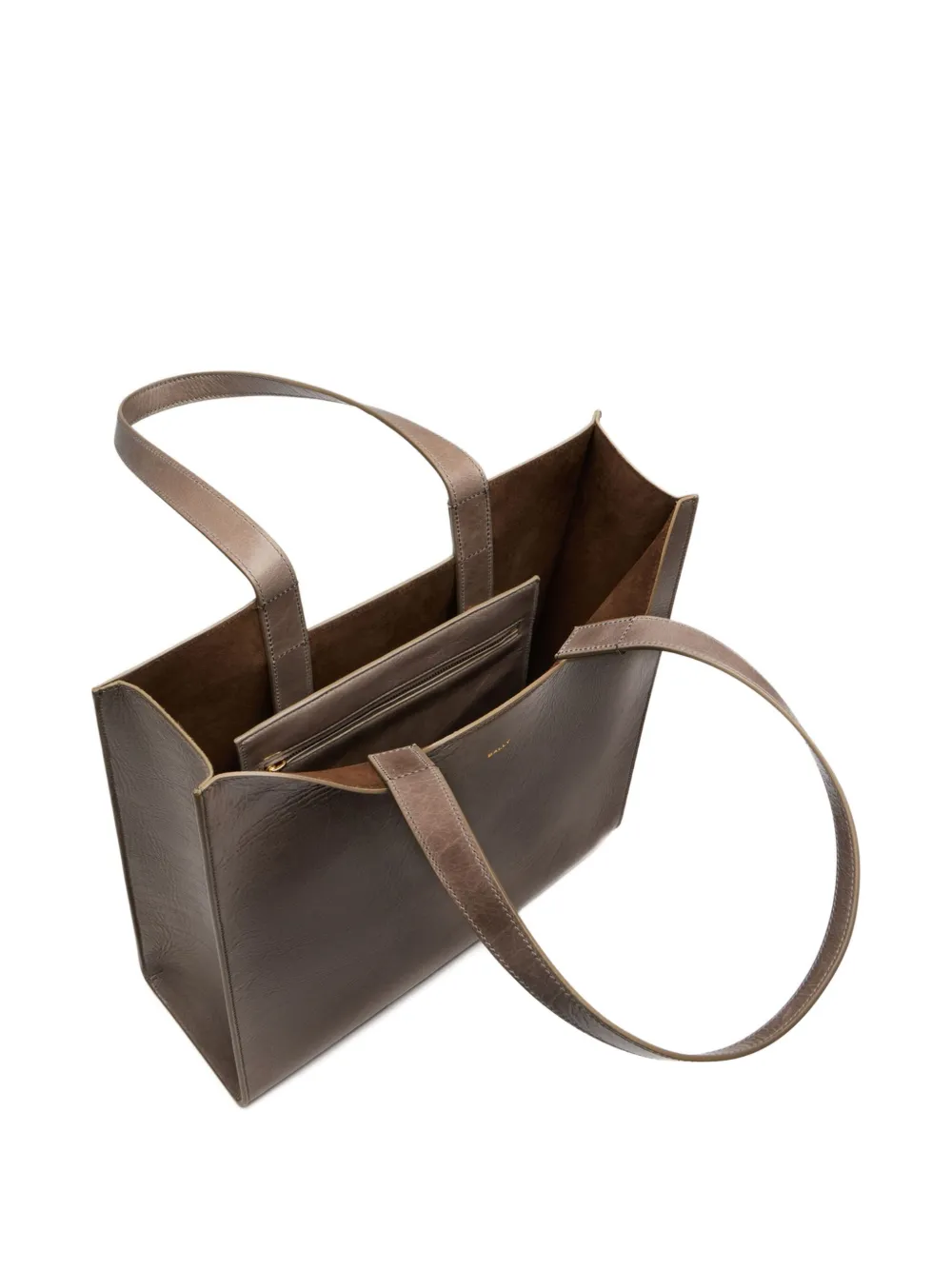 Bally Easy Tote Bag In Brown