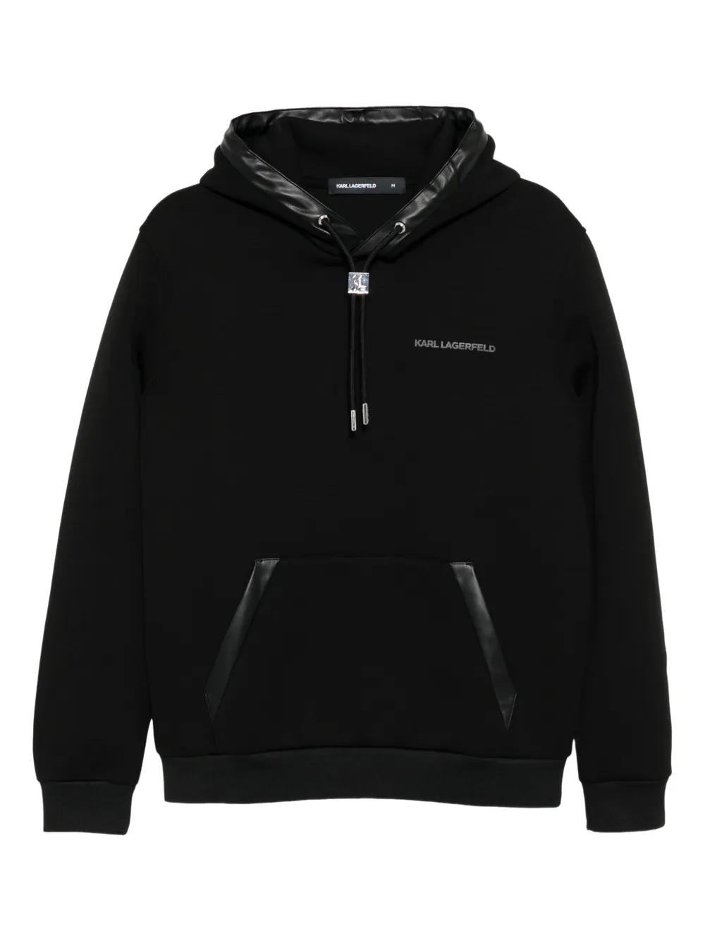 Karl Lagerfeld hoodie con logo en relieve | negro | Image 1
