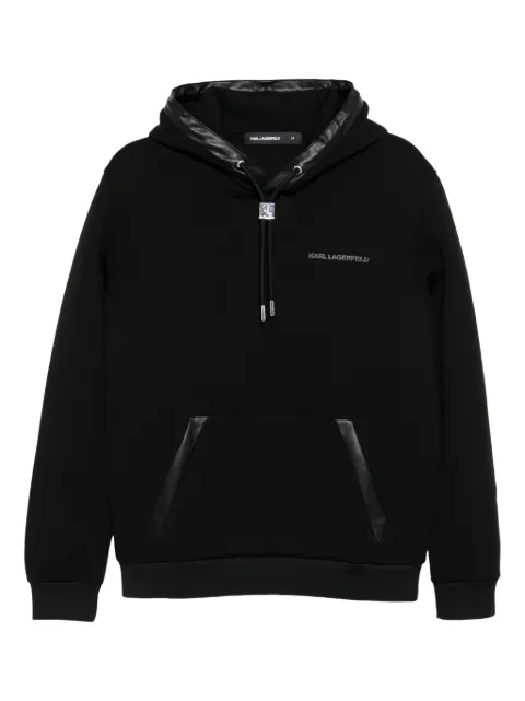 Karl Lagerfeld hoodie à logo embossé