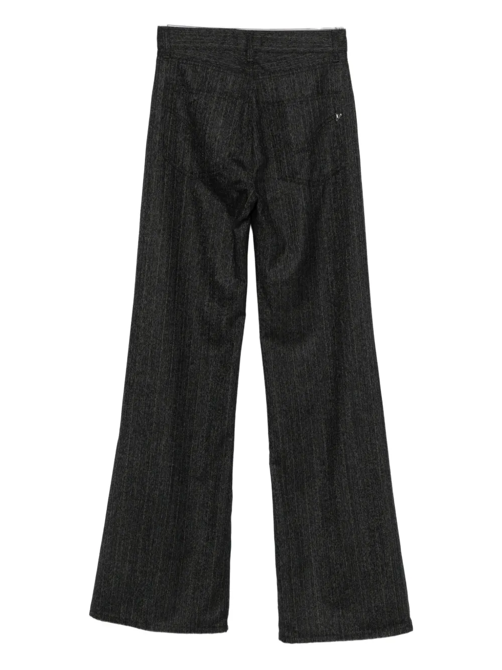 DONDUP pinstripe-print trousers - Zwart