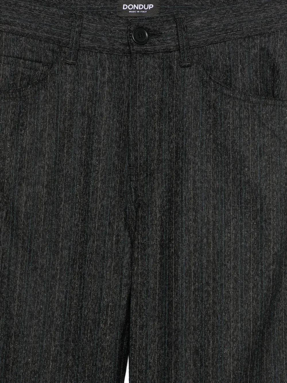 DONDUP Broek met krijtstreep Zwart