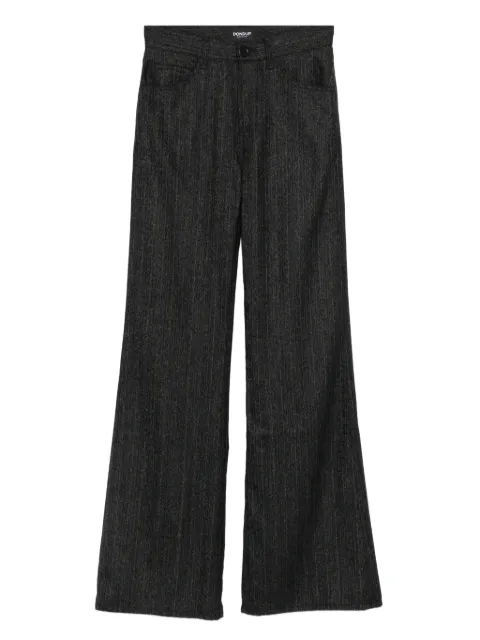 DONDUP pinstripe-print trousers