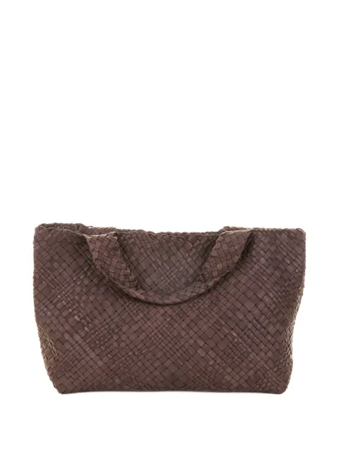 VISONA` woven tote bag