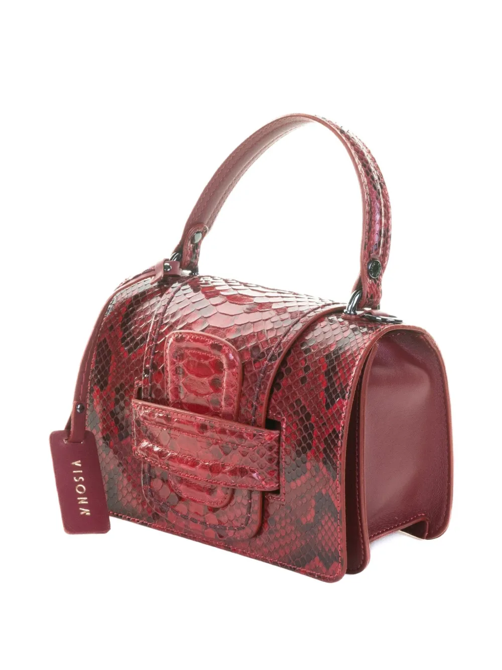 VISONA` Leren clutch Rood