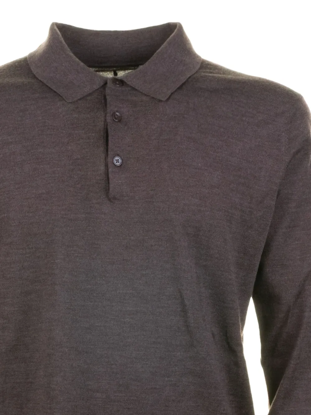 BROOKSFIELD Poloshirt met lange mouwen - Bruin