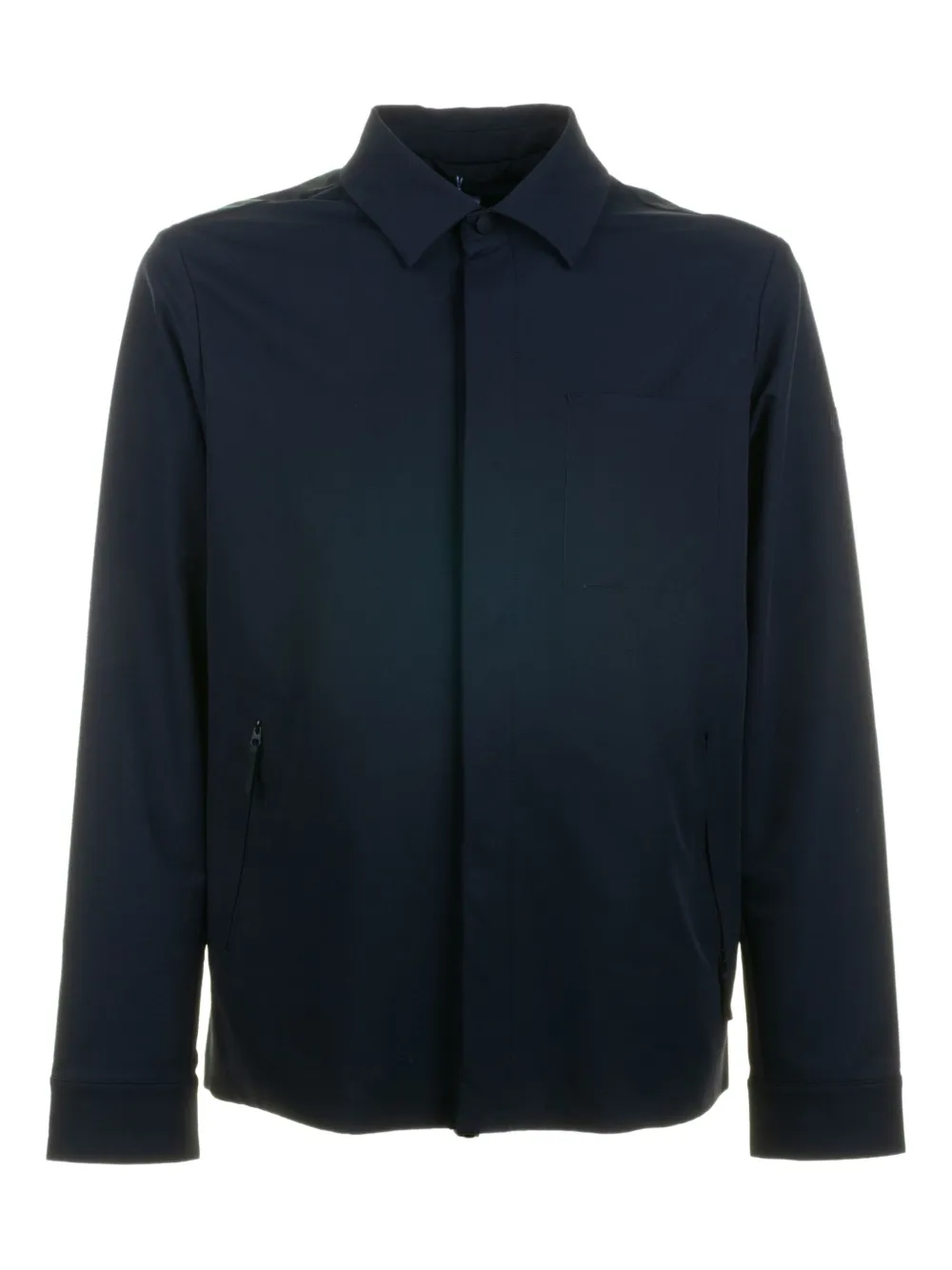 People Of Shibuya Long Sleeve Shirt Jacket In Blue