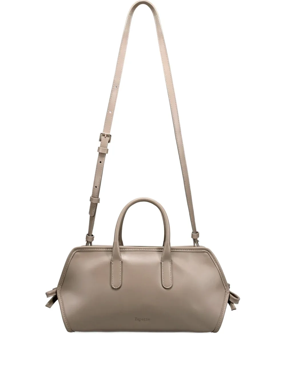 Repetto Gala bow-detail shoulder bag - Toni neutri