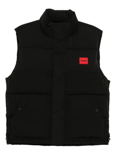 HUGO logo-patched gilet