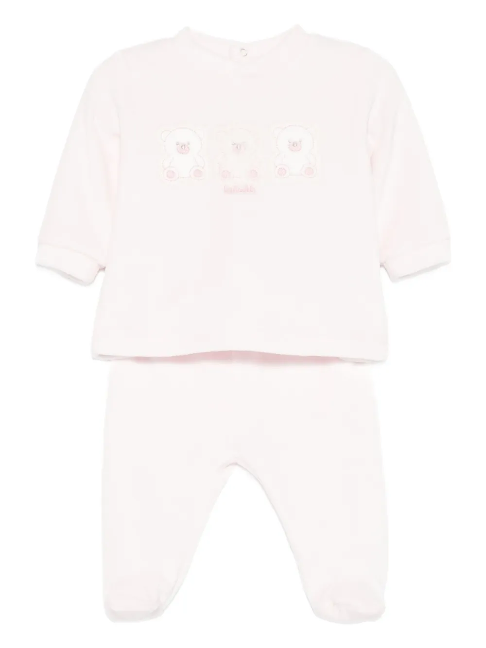 LALALU trousseau de naissance à motif graphique | rose | Image 1