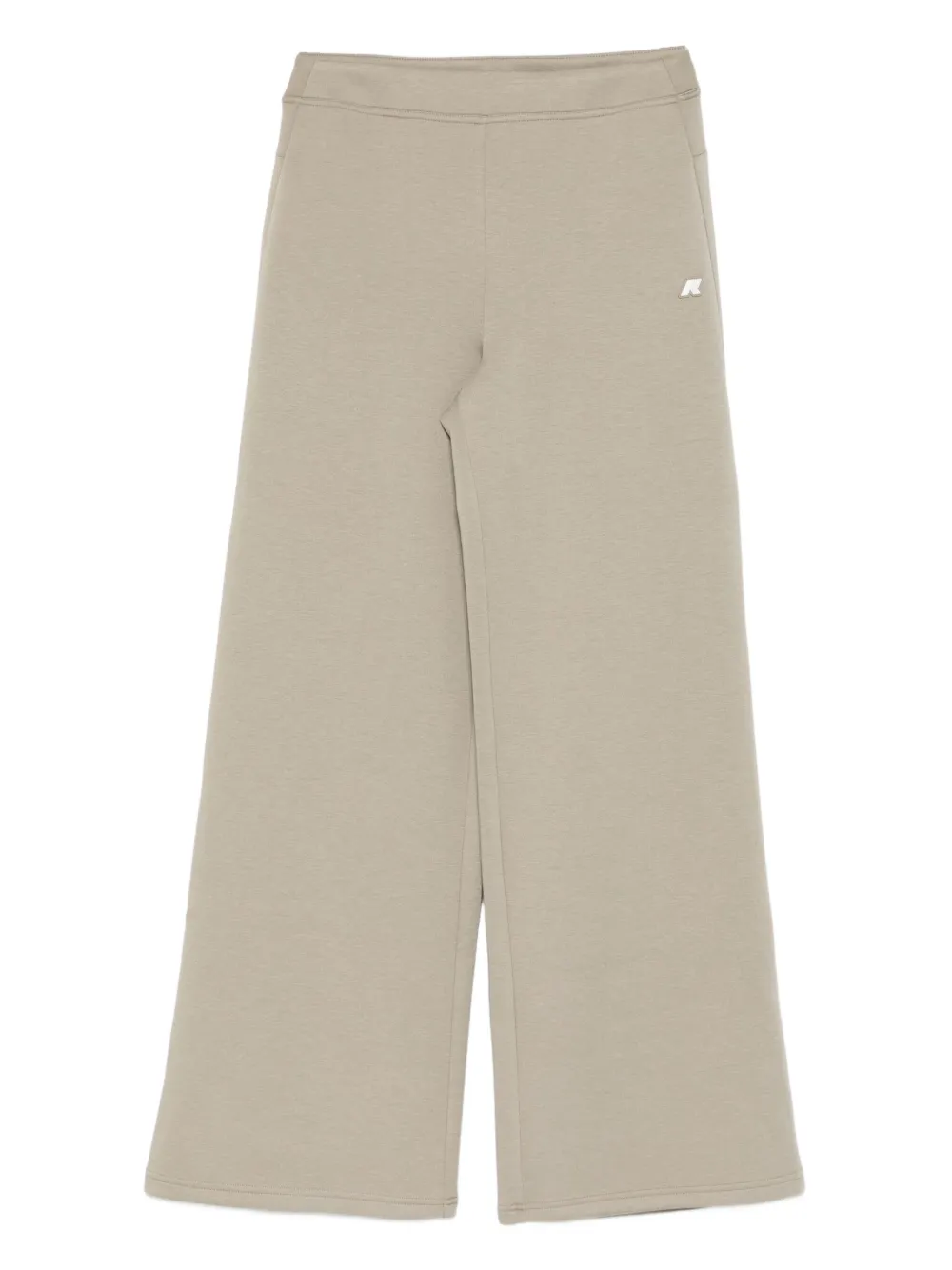 K-way Logo-embroidered Trousers In Green