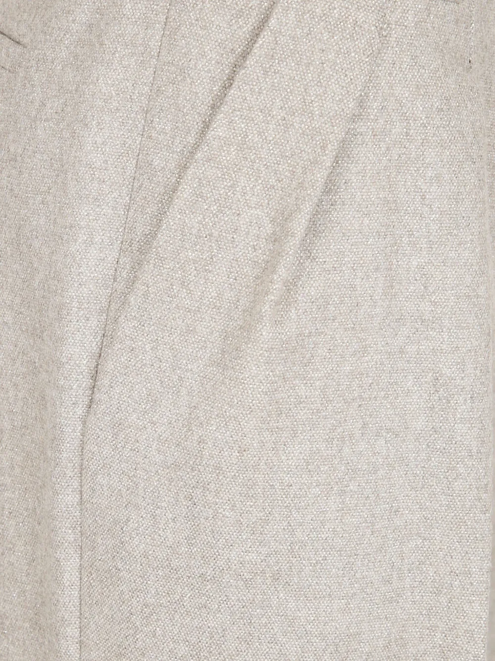 Antonelli Pleated Detail Track Pants In Neutral