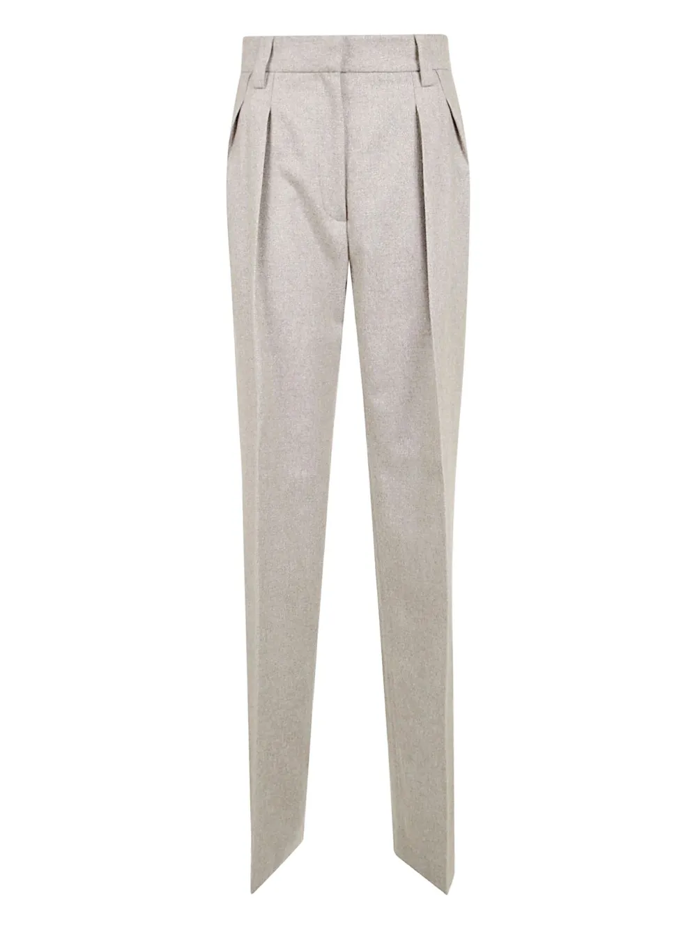 Antonelli Pleated Detail Track Pants In Neutral