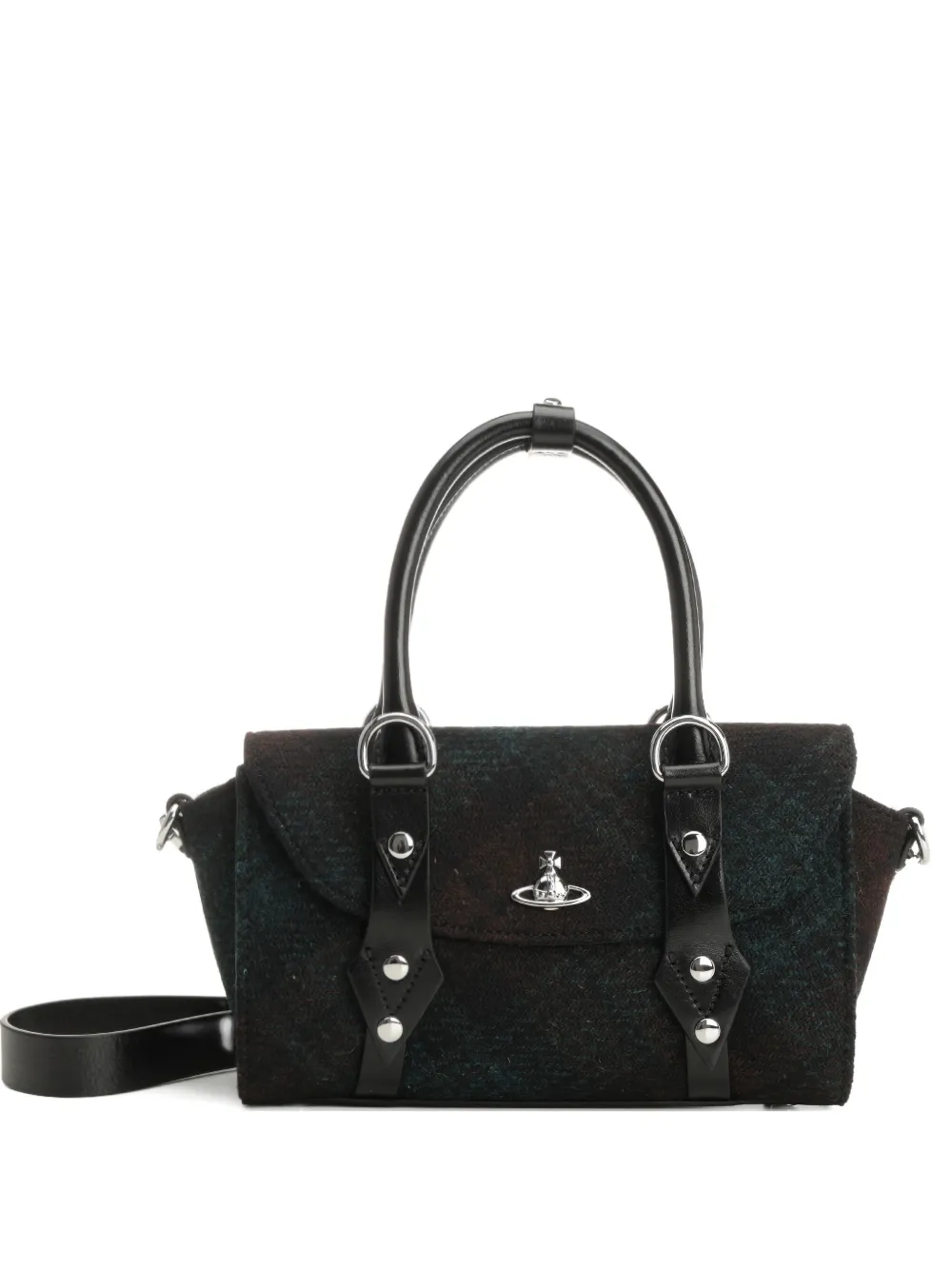 Vivienne Westwood Mini Bettina Tote Bag In Black