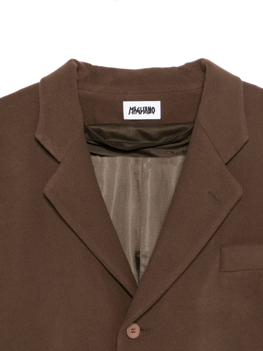Magliano Jas met enkele rij knopen Bruin