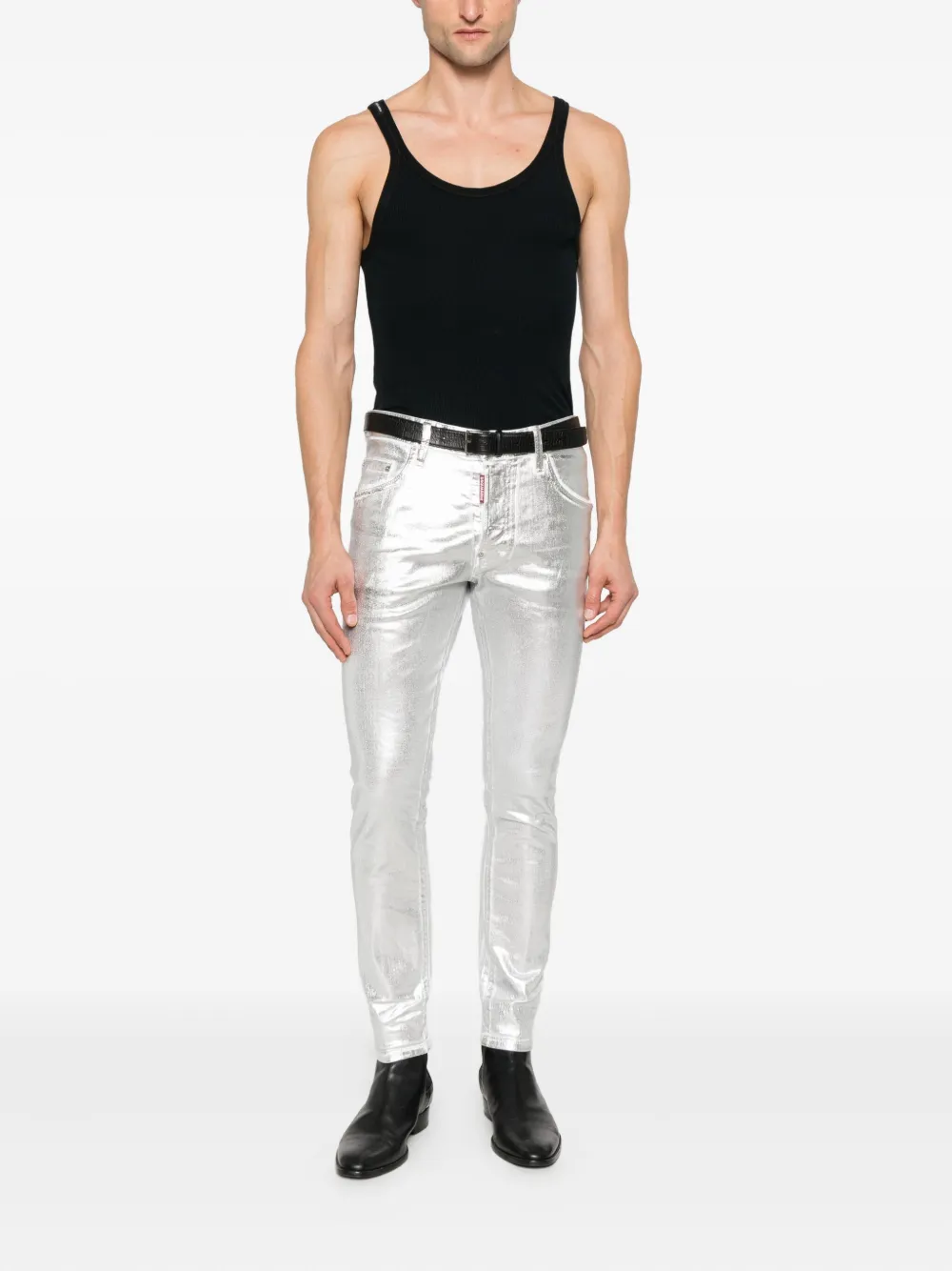 DSQUARED2 metallic-finish jeans | Slim-Fit Jeans | Image 2