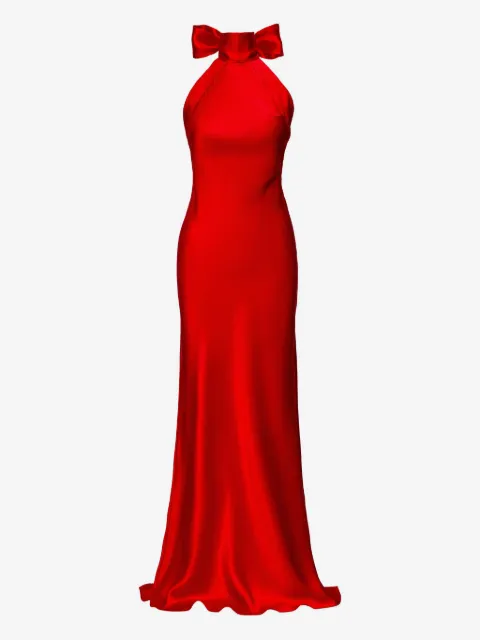 IL VOLO Oria halterneck maxi dress