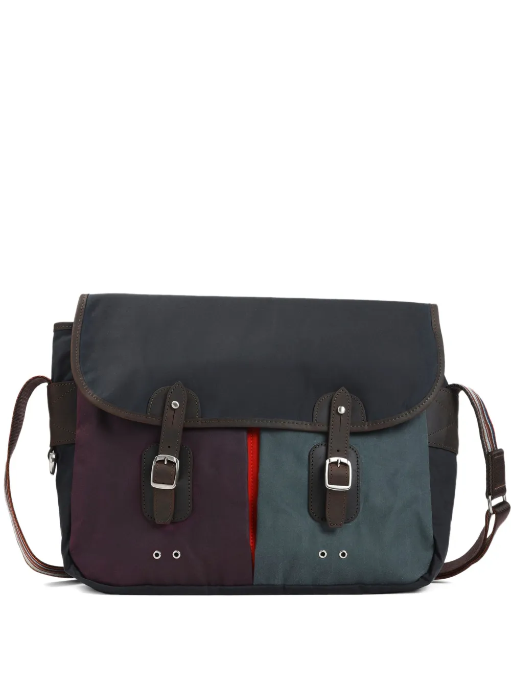 Barbour bolsa de hombro Paul Smith Waxed Tarras | negro | Image 1