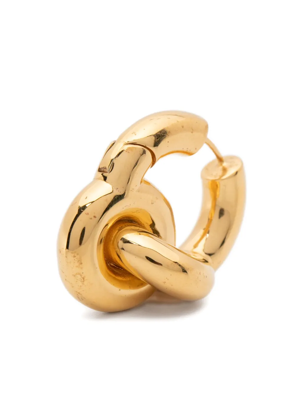 Uncommon Matters mini Knot Creoles earrings - Goud