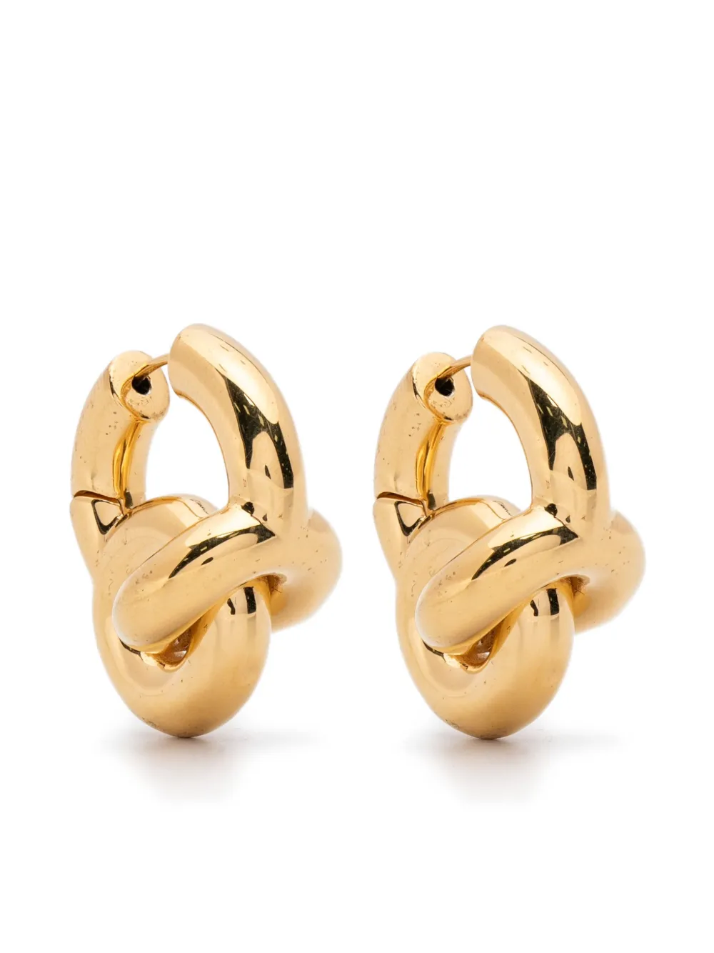 Uncommon Matters mini boucles d'oreilles Knot Creoles | or | Image 1