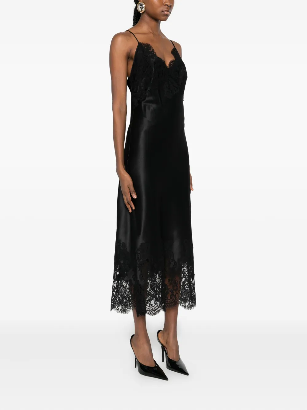 Il Volo Mira Midi Dress In Black