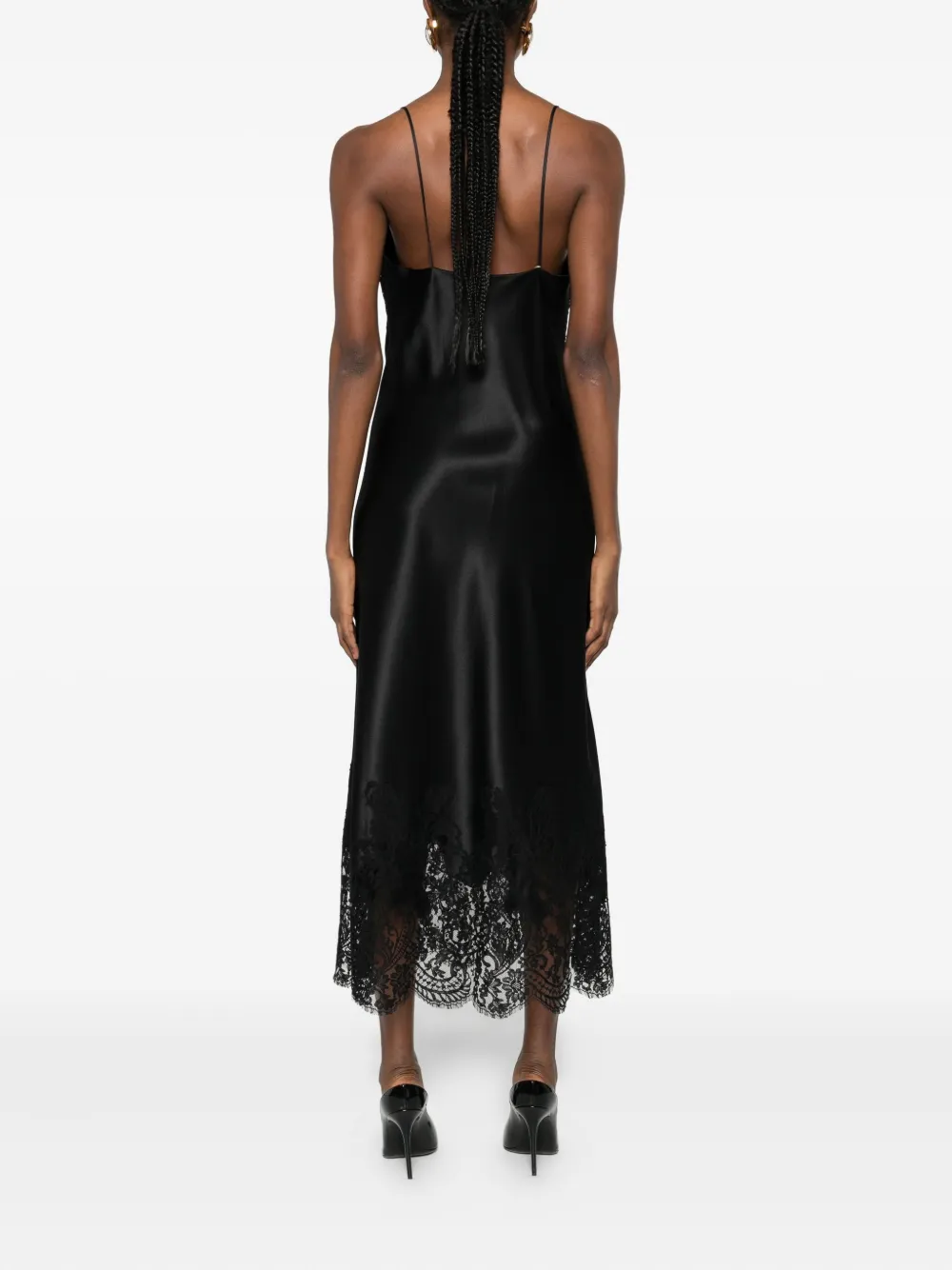 Il Volo Mira Midi Dress In Black