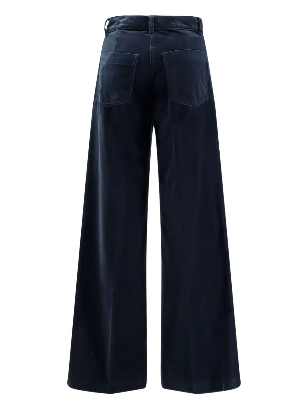 ASPESI velvet-texture cotton trousers | Wide-Leg Pants | Image 2