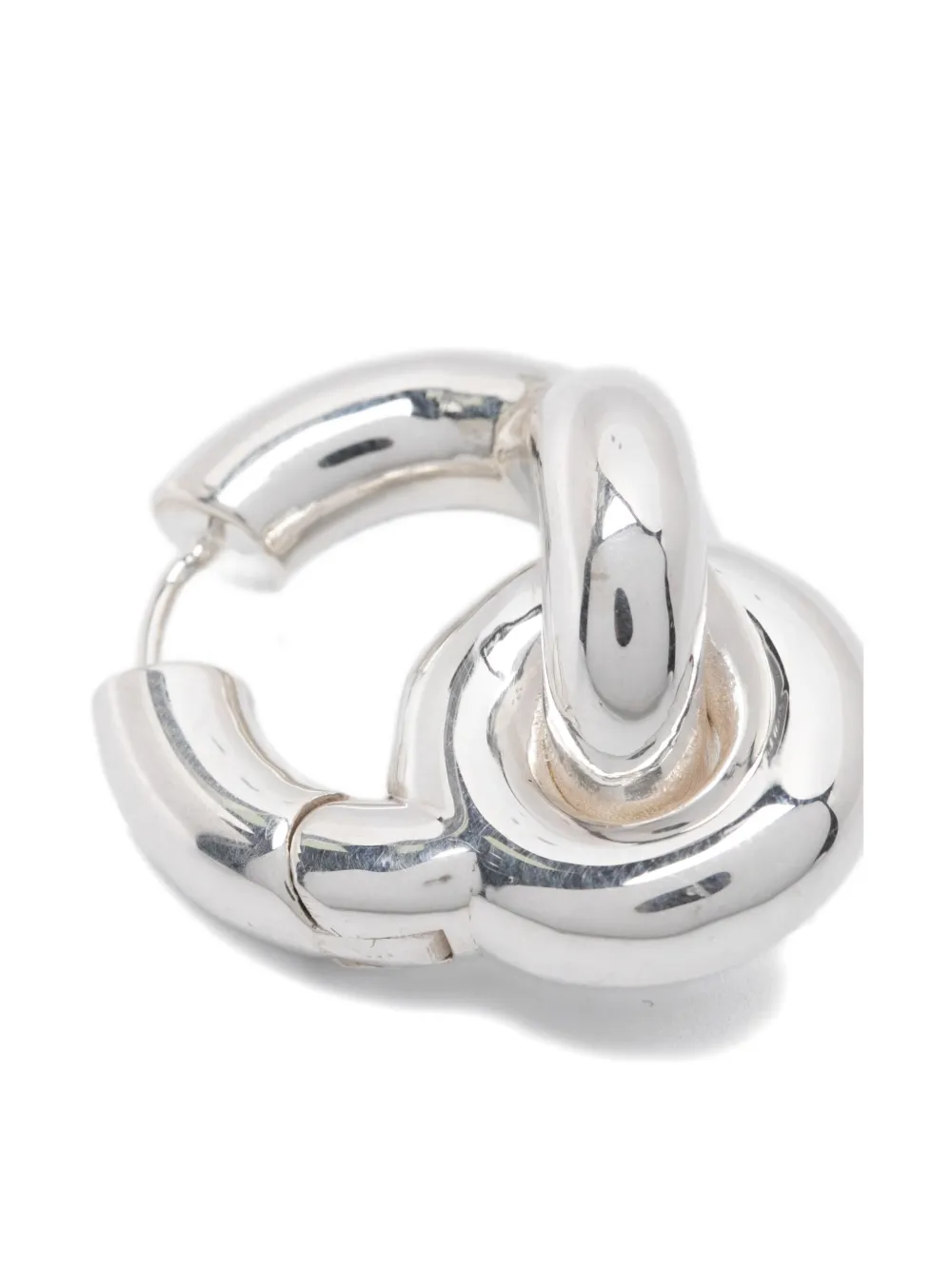 Uncommon Matters mini Knot Creoles earrings - Zilver
