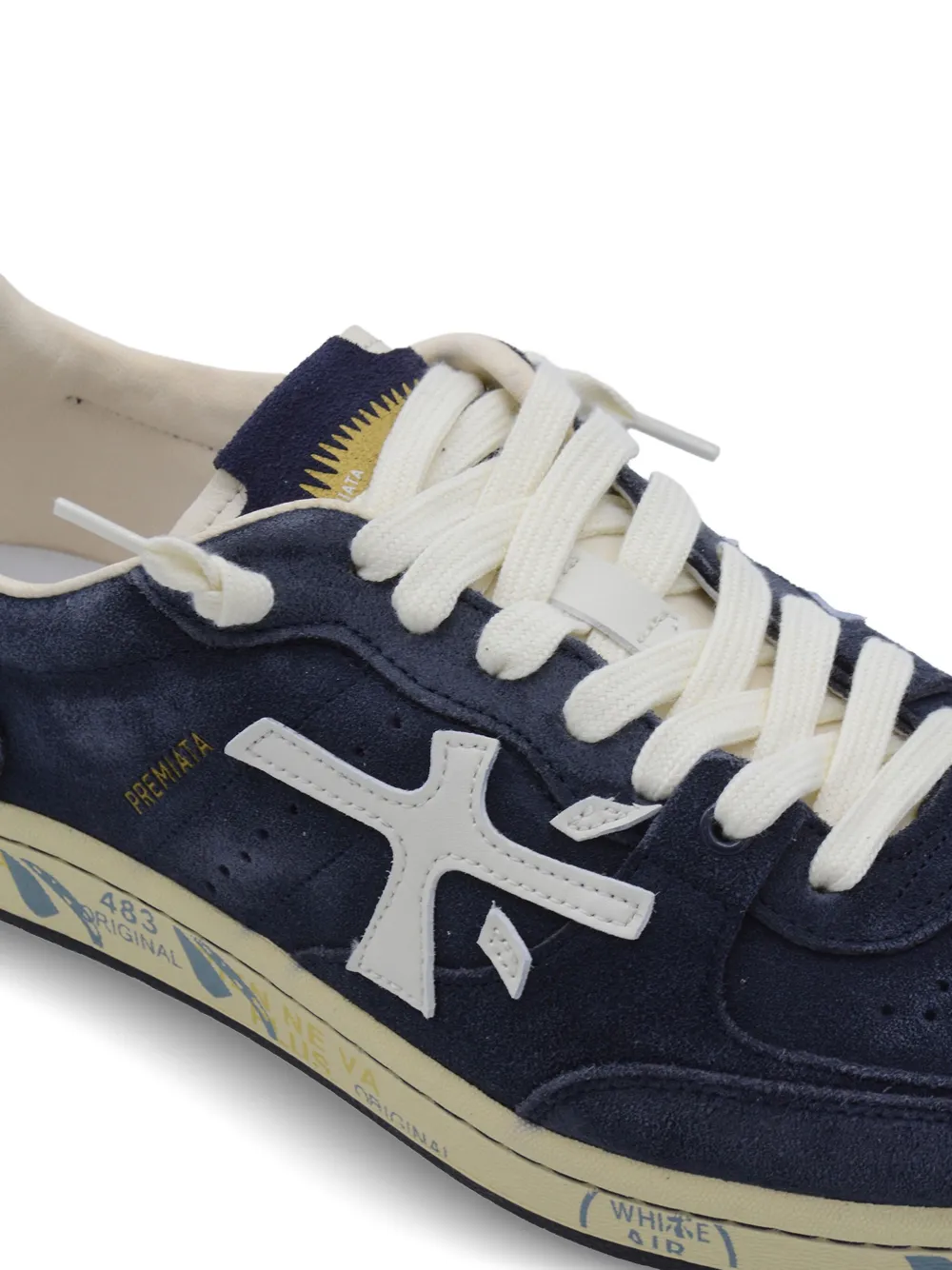 Premiata Basket Clay 7708 suede lace-up sneakers | Low-Tops | Image 2