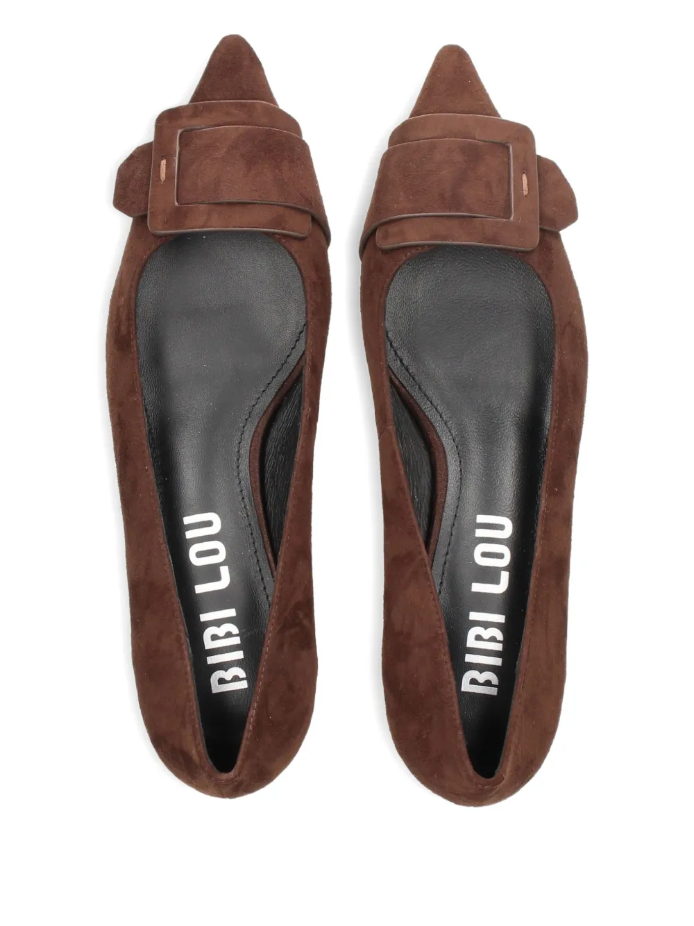 Bibi Lou 40mm Altair Pointed Pumps In Brown