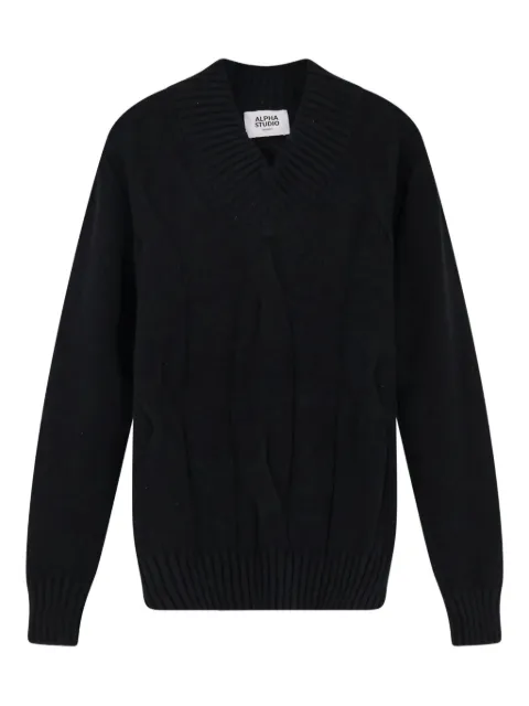 Alpha Industries suéter con cuello en V