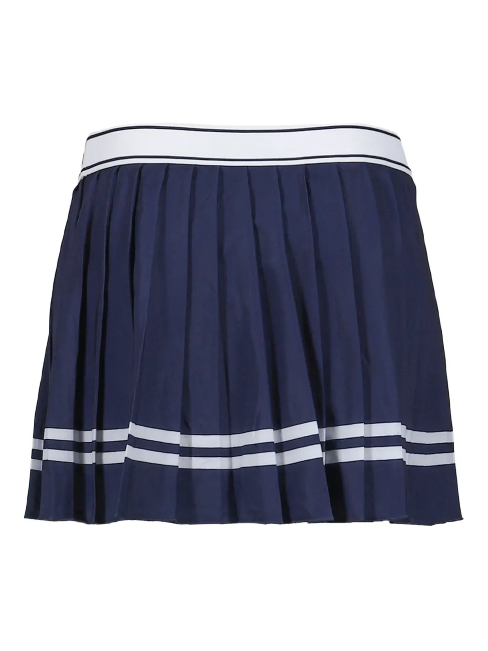 Sporty & Rich Gestreepte plooirok Blauw