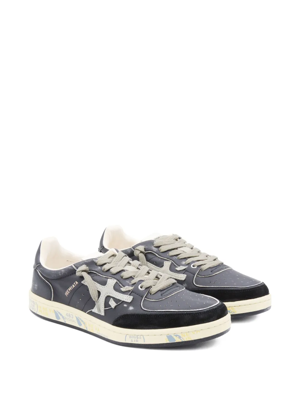 Premiata Basket Clay 6909 lace-up sneakers | Low-Tops | Image 2