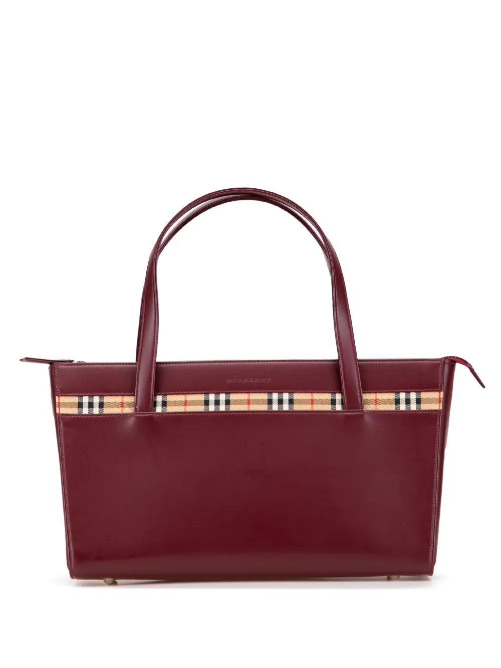 Burberry Pre-Owned sac à main à motif Nova Check (2000-2017) | rouge | Image 1