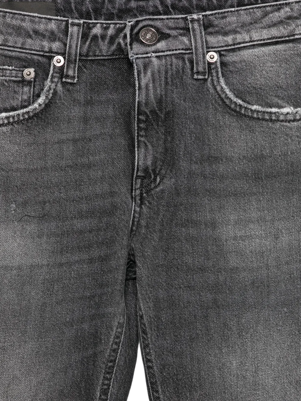 DONDUP Gerafelde jeans Grijs
