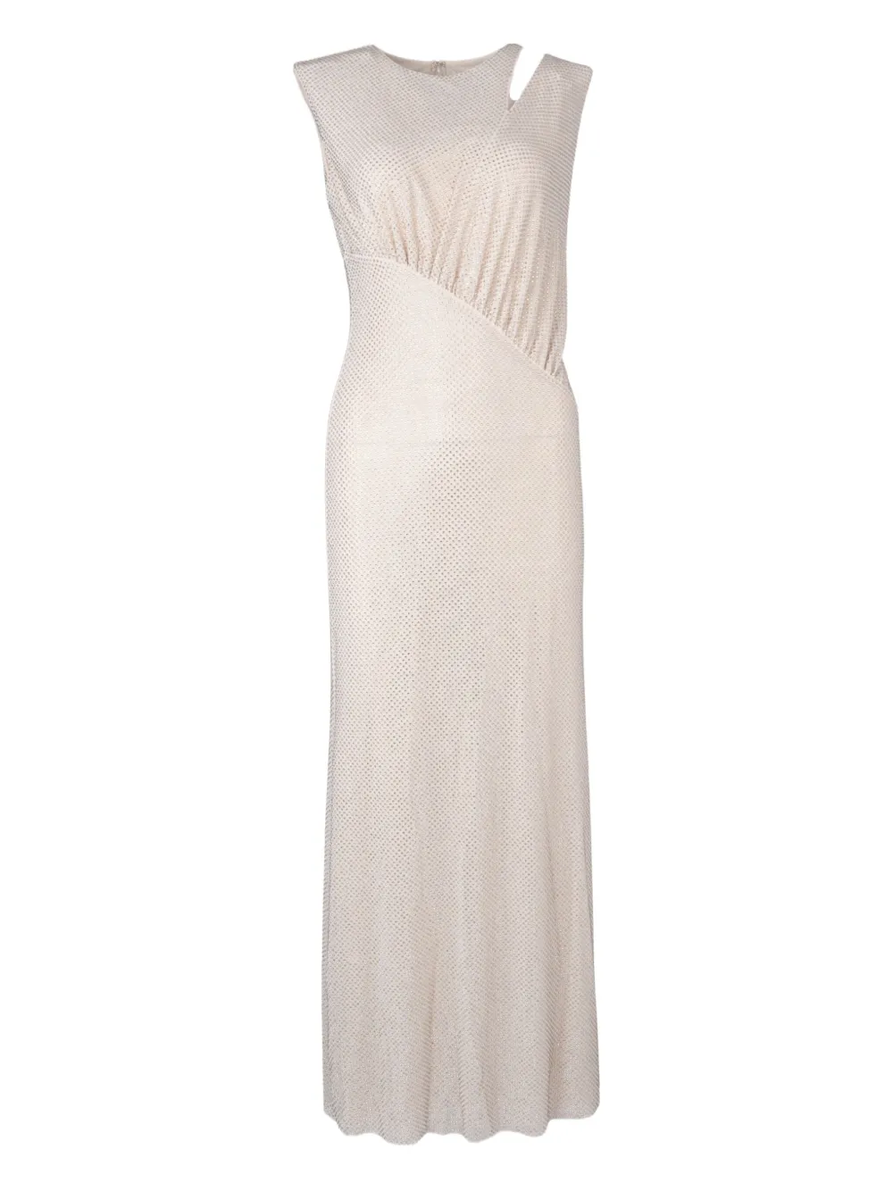 Self-Portrait cut-out midi dress - Toni neutri