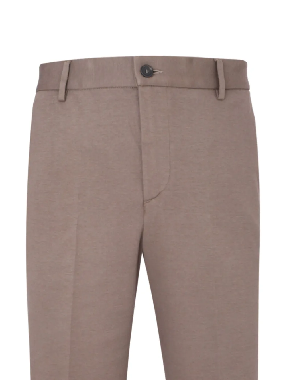 Peserico Broek met knopen Bruin