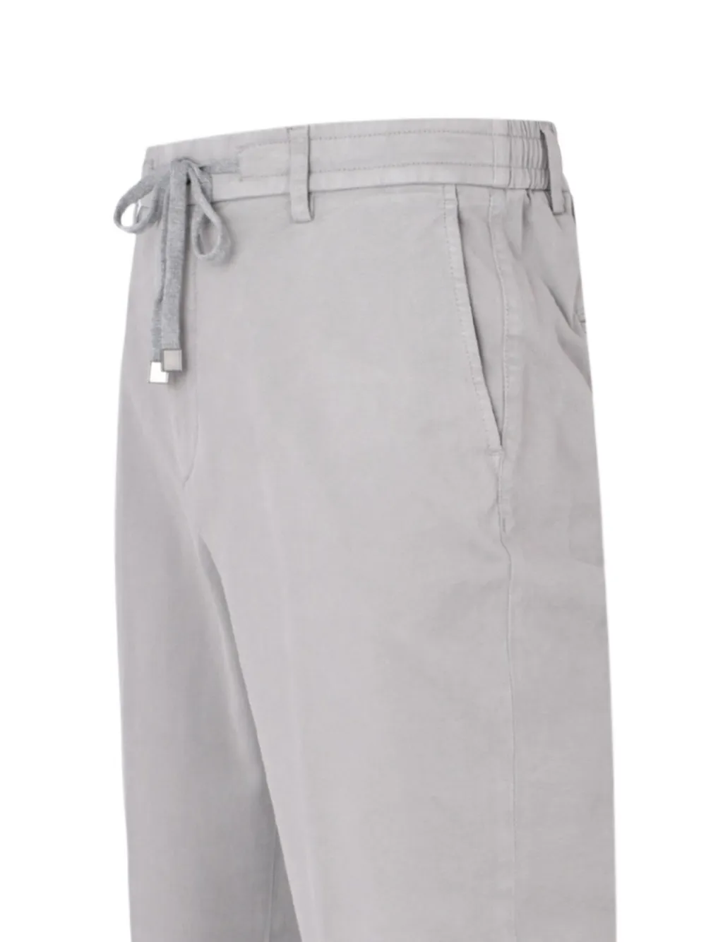 Peserico Broek met trekkoord Grijs