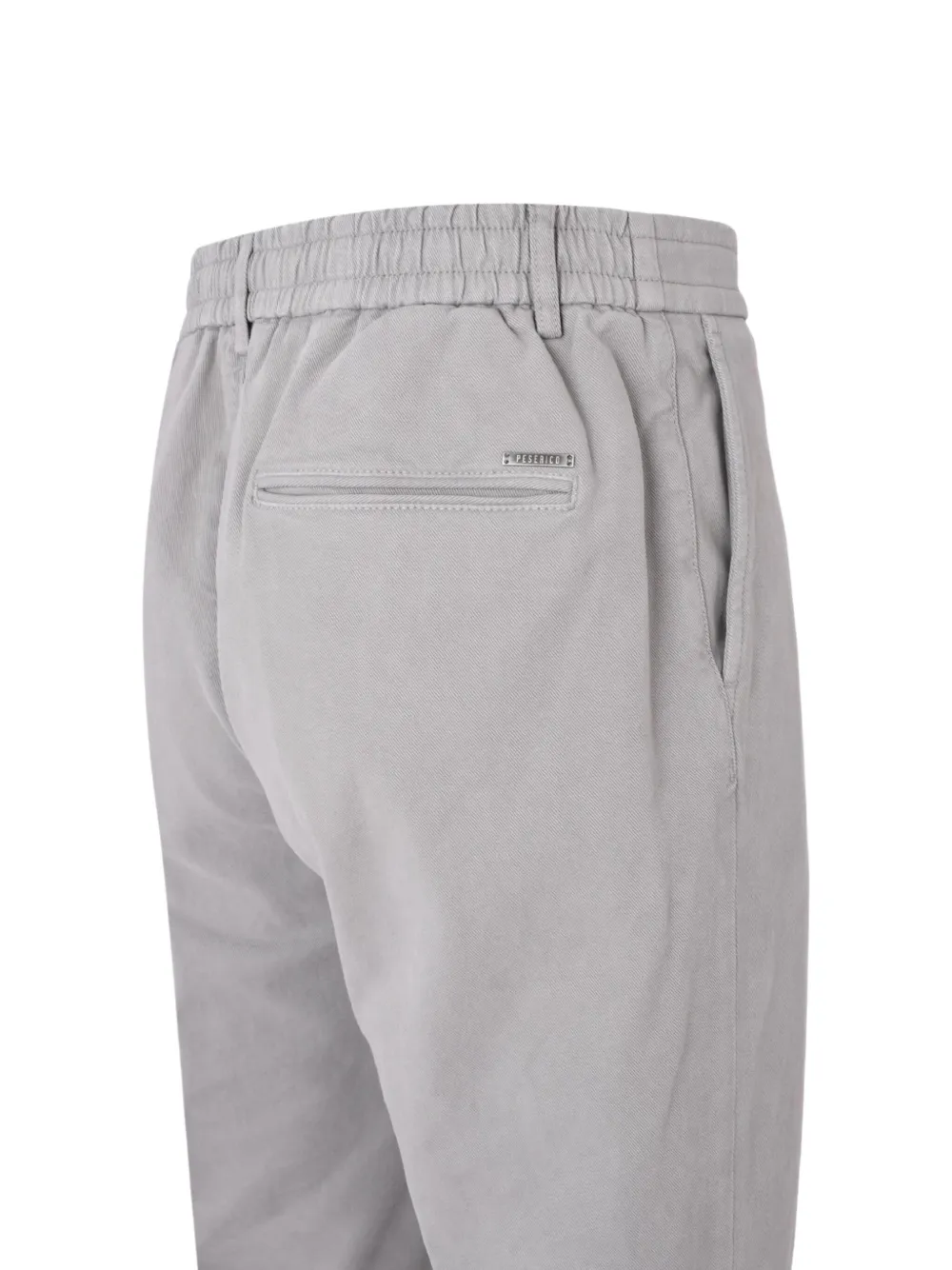 Peserico Broek met trekkoord Grijs