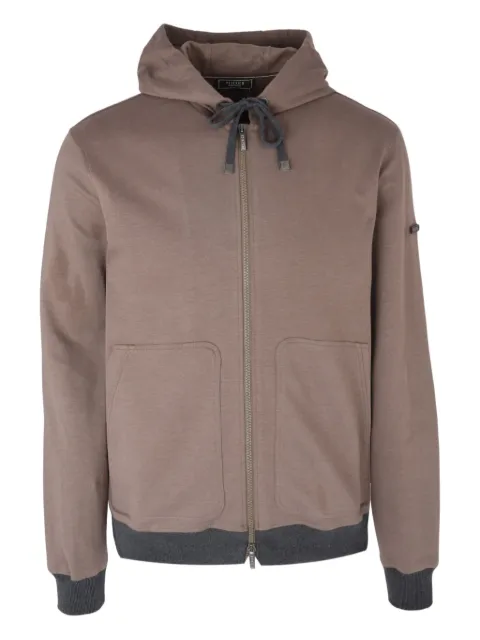 Peserico hooded zip jacket
